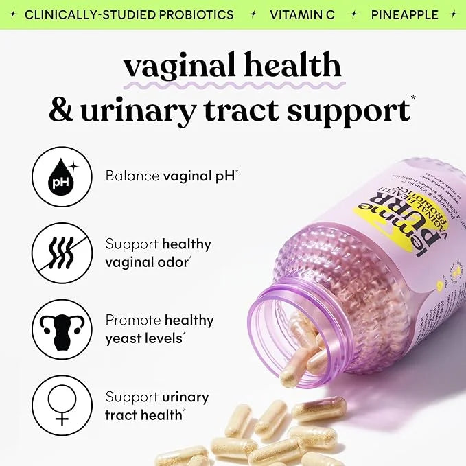 Lemme Purr Vaginal Probiotics for Women 60 Veggie