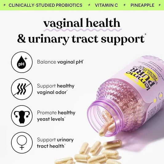 Lemme Purr Vaginal Probiotics for Women 60 Veggie