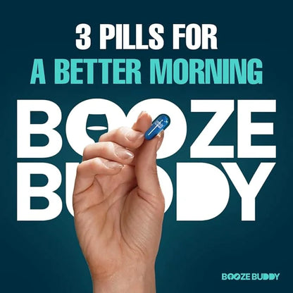 Enjoy The Night, Own The Morning After Drinking – Wellness Vitamins, Electrolytes, Antioxidants for Liver Support and Hydr...