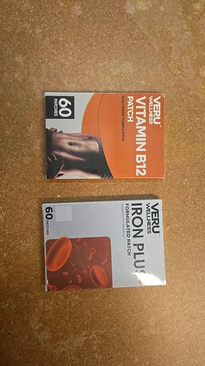 Energy Duo Lifestyle Patch B12, Iron 8-10 Hours (42 Days)