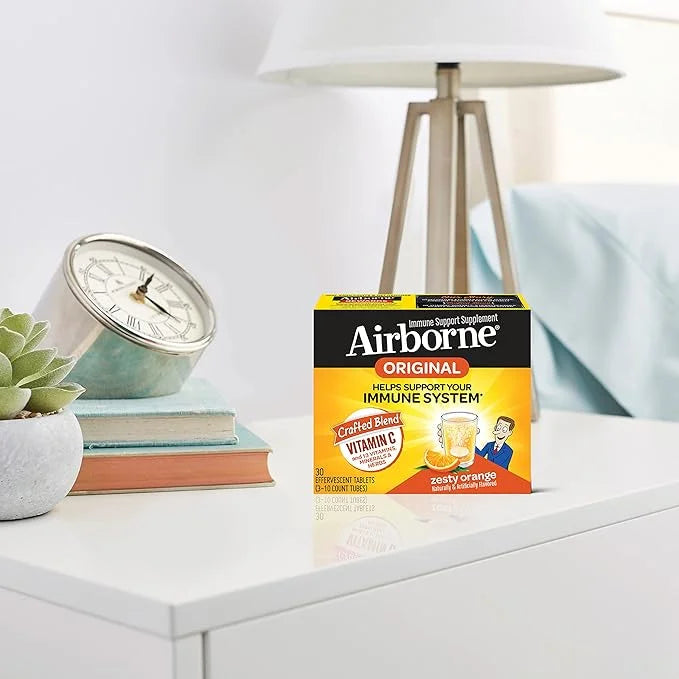 Airborne 1000mg Vitamin C with Zinc, 30 Fizzy