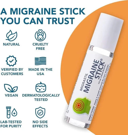 Basic Vigor Migrastil Migraine Stick 3-Pack
