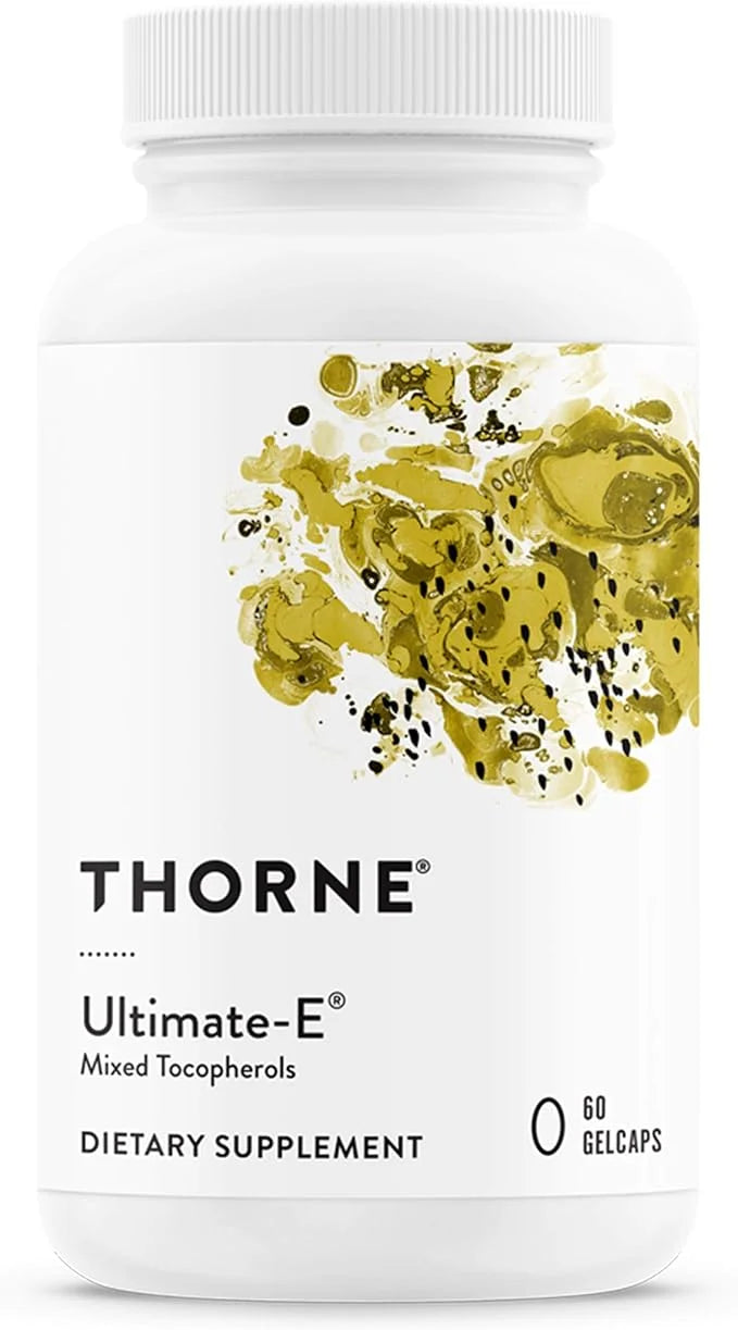 THORNE Ultimate-E - Contains All of The Natural Forms of Vitamin E - 60 Gelcaps - Product Image