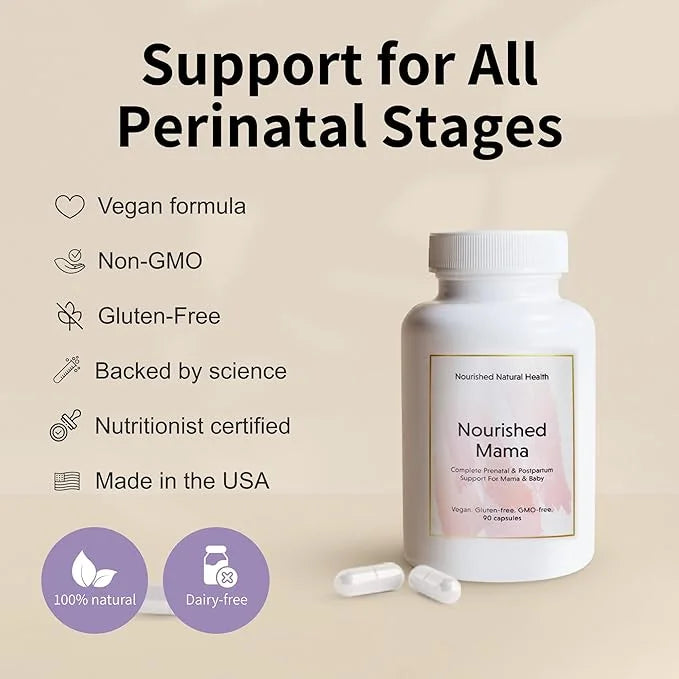 Nourished Mama Prenatal Multi Vitamin 270 Capsules