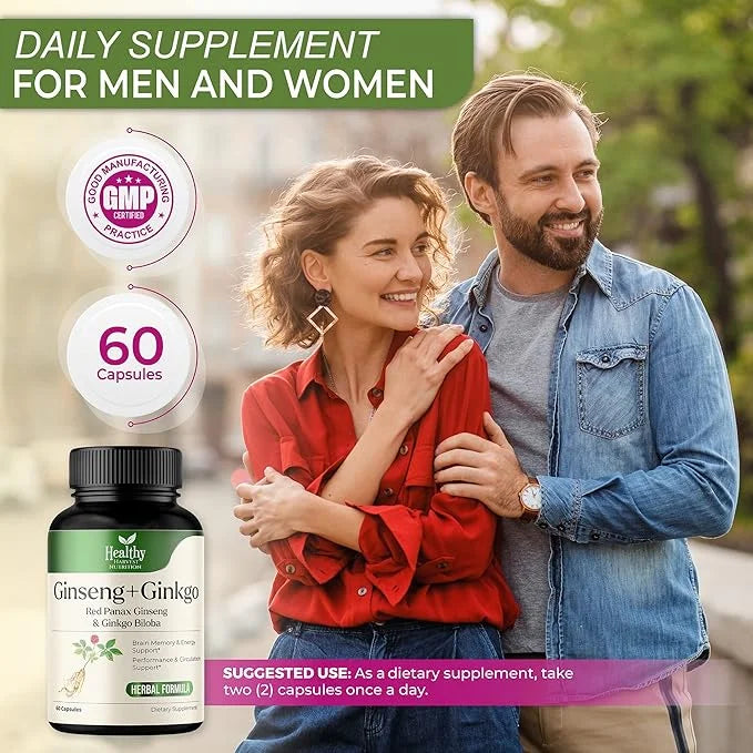 Ginkgo Biloba & Ginseng 60 Capsules