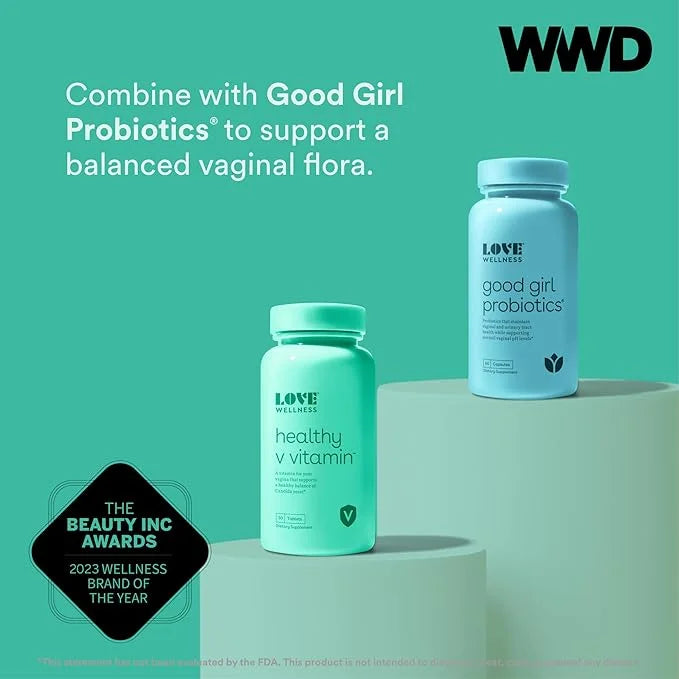 Love Wellness Women's Vaginal Health Supplement, 30 Tablets