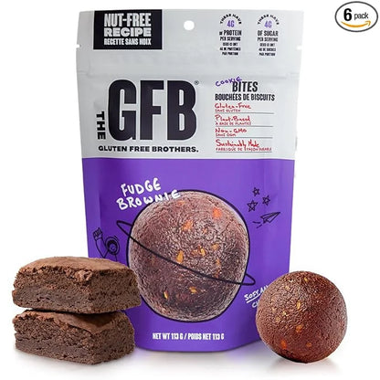 The GFB Fudge Brownie Cookie Protein Bites - Allergen Friendly & Nut Free - Gluten Free, Plant Based, Non GMO, Sustainably...