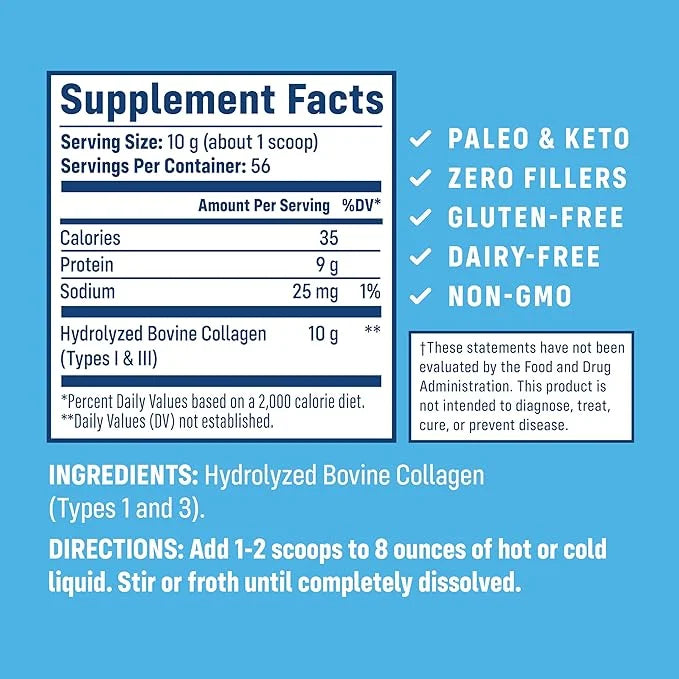 NativePath Collagen Peptides Protein 1 & 3 Collagen 19.8 oz (56 Servings)