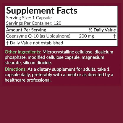Futurebiotics CoQ10 200 MG Cellular Energy 120 Vegetarian