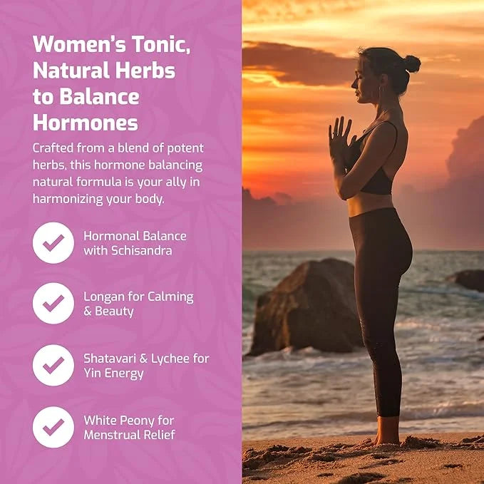 Medicinal Foods Love Tonic Hormonal Balance for Women | 12 Powerful Chinese Herbs Including Schisandra, White Peony & Long...