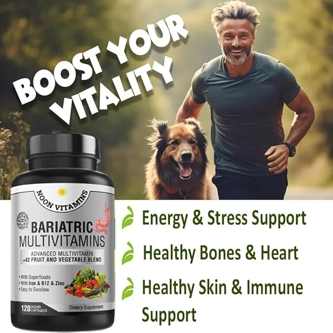 Bariatric Multivitamin with Iron & Zinc 42 Fruit 120 Capsules 2 Month