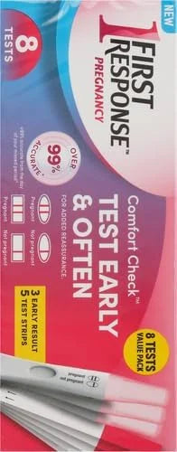 FIRST RESPONSE Comfort Check Pregnancy Test, 8 Count,