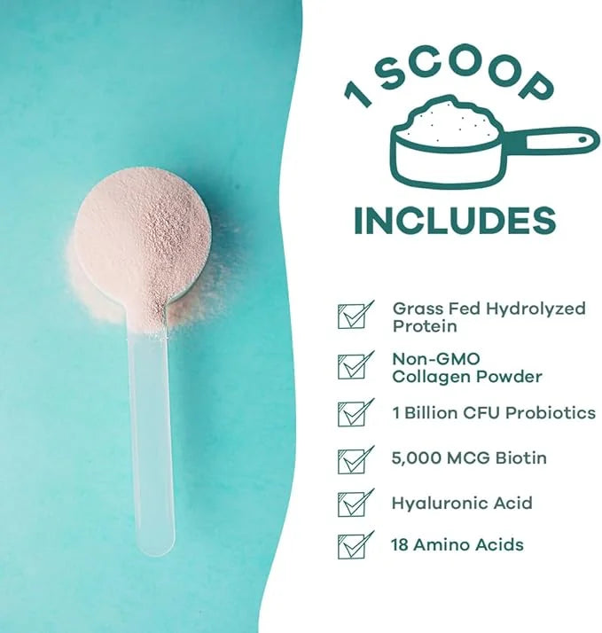 Collagen Powder Supplement with Probiotics 30 Servings
