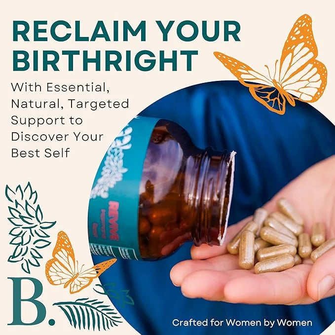 Birthright Female Hormone Support for, Energy, Fertility, Menstrual Cycle, Ovulation, Pregnancy and Menopause… All Natural...
