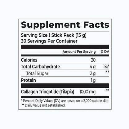 K-Nutra K-Collagen Soft Peach | 15.9oz (30 Sticks) | Marine Collagen with Vitamin C | Supports Skin, Hair & Nail Health | ...