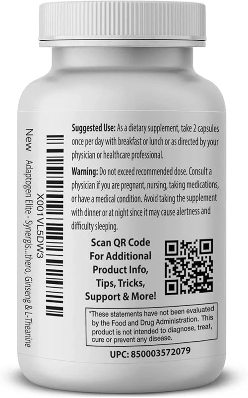 Adaptogen Elite - Synergistic Blend - 60 vcaps