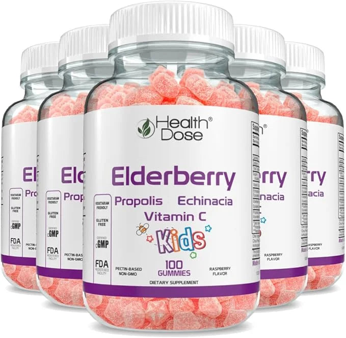 Elderberry Sambucus Gummy Vitamins Kids 100 5