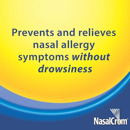 NasalCrom Nasal Spray Allergy Symptom Controller 200 Sprays .88 FL