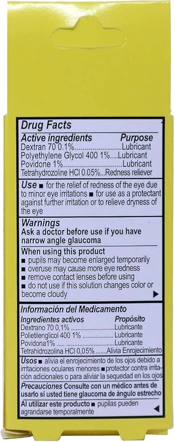 Colirio Manzanill A+ Eye Lubricant, Redness 2-Pack of 0.5 FL