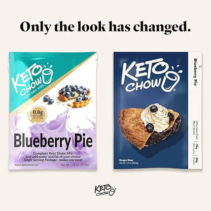 Keto Chow Blueberry Pie