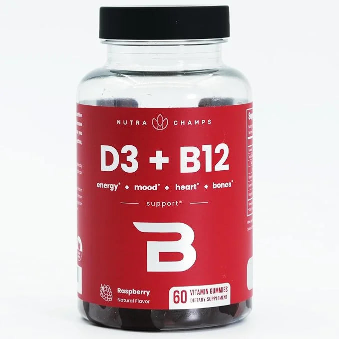 NutraChamps Vitamin B Complex Gummies, Vitamin B Gummies Boosts Energy & Metabolism, B Complex Vitamins B1, B2 (Riboflavin...