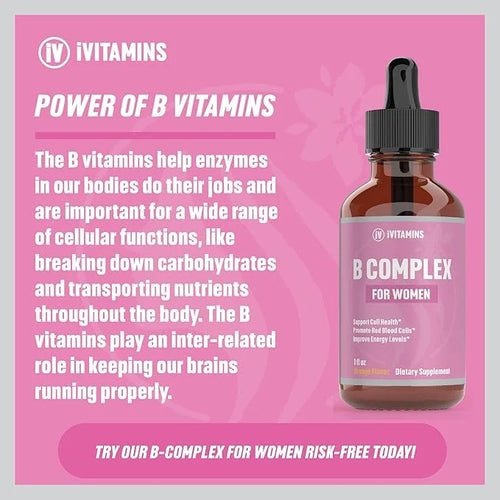 B Complex Vitamins for Women B12 Complex 1 fl