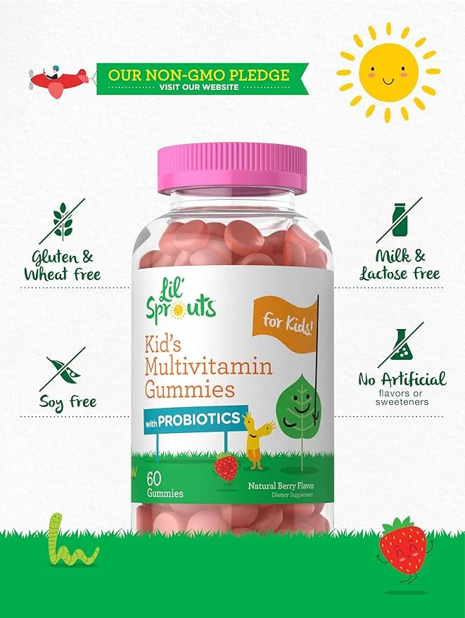 Carlyle Kids Multivitamin Gummies with Probiotics 60 Chewables