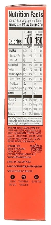 365 by Whole Foods Market, Gluten Free Brownie Mix, 15 Ounce - Product Image