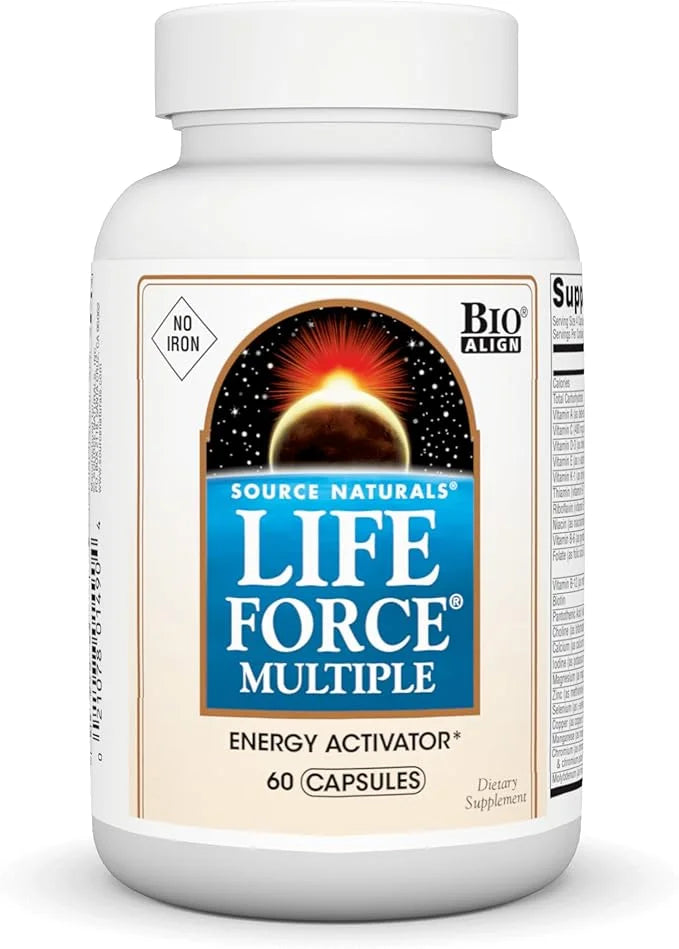 Source Naturals Life Force Multiple Iron 60 Capsules