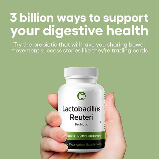 Lactobacillus Reuteri Probiotic Supplement 240 Tablets 3 Billion CFU Probiotics for Men & Women Supports Intestinal Digest...