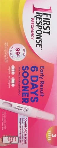 First Response Early Result Pregnancy Test, 3 Count(Pack 1)(Packaging &