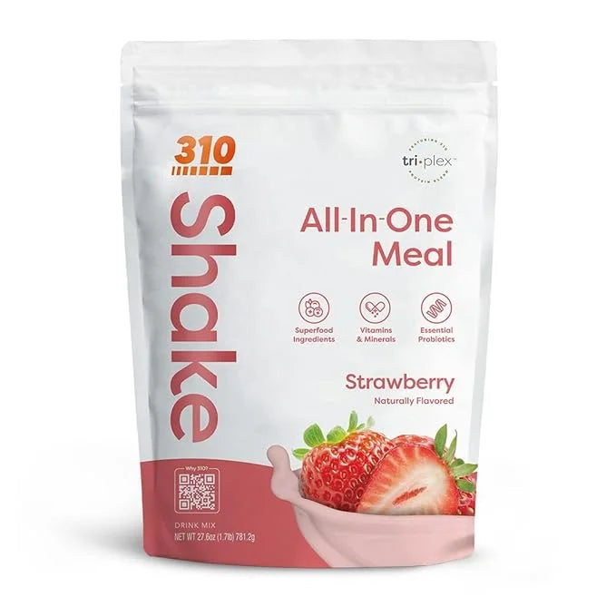 310 Nutrition All-In-One Meal Replacement Shake - Fiber-Rich Superfood Blend with Natural Sweeteners - Low Carb, Keto & Pa...