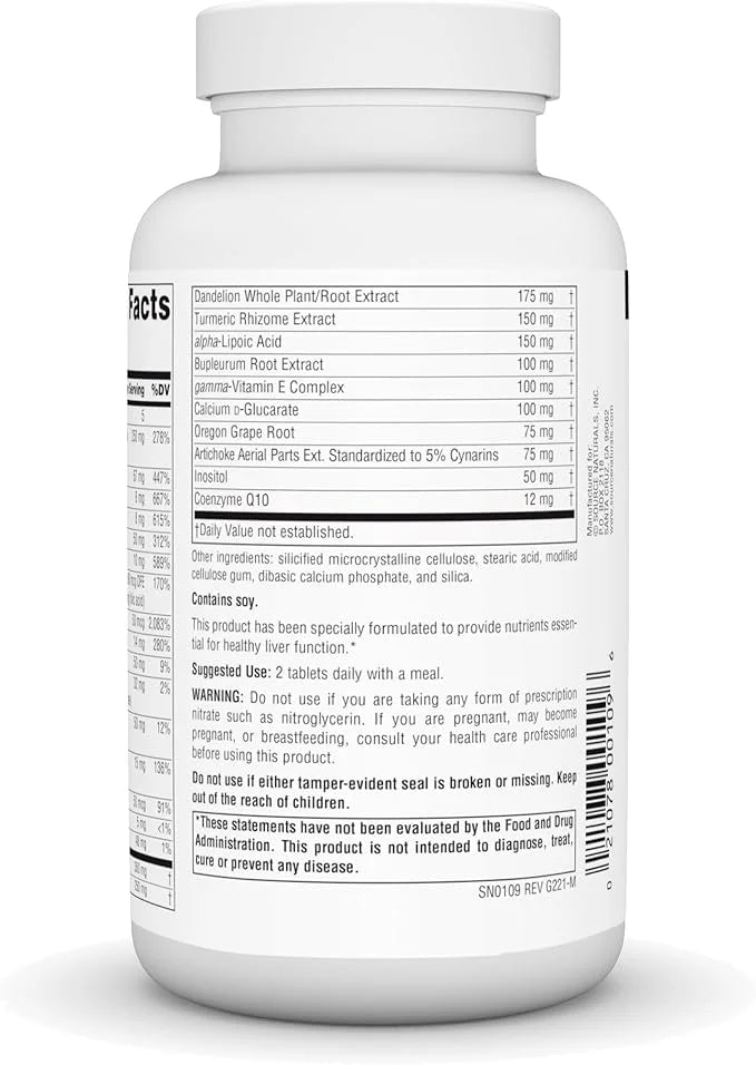 Source Naturals Liver Guard, with Silymarin, CoQ10, L-Cysteine 120 Tablets