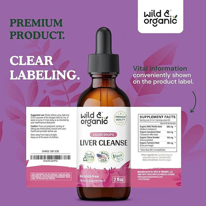Wild & Organic Liver Cleanse Tincture 2 fl