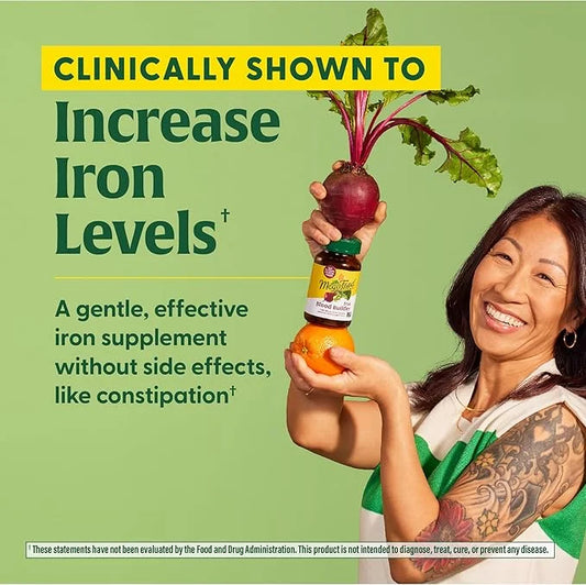 MegaFood Blood Builder - Iron Supplement Clinically Shown to Increase Iron Levels Without Side Effects - Iron Supplement f...