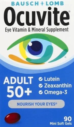 Ocuvite Eye Vitamin & Mineral Supplement, 3, Lutein, 90 Softgels