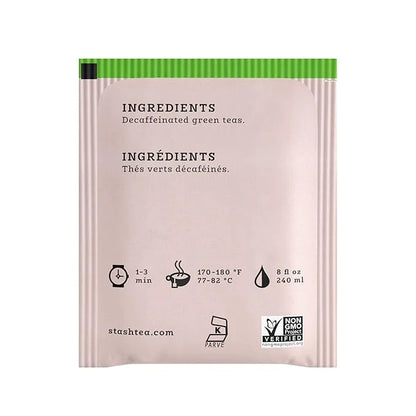 Stash Tea Decaf Premium Green Tea - Decaf, Non-GMO Project Verified Premium Tea with No Artificial Ingredients, 18 Count (...