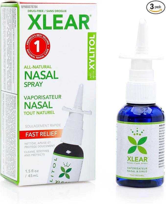Xlear Nasal Spray with Xylitol, 1.5 3)