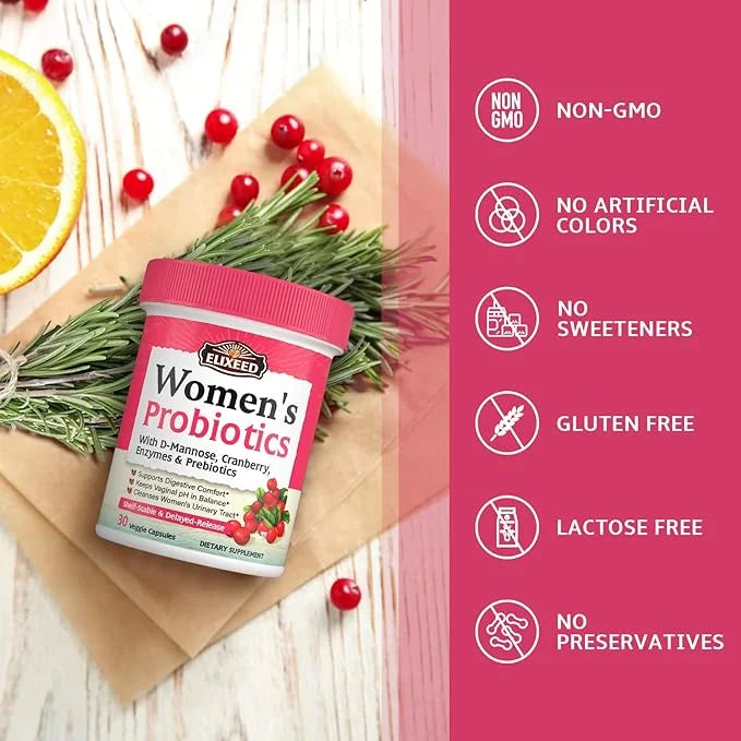 Probiotics for Women, 120 Billion CFU 30 Delayed-Release
