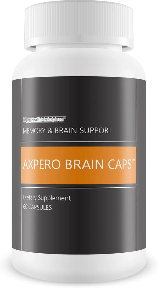 Axpero Brain Caps - Our Best Memory Brain Support Supplement for Women & Men - Axpero Oral Memory Supplement for Brain - B...