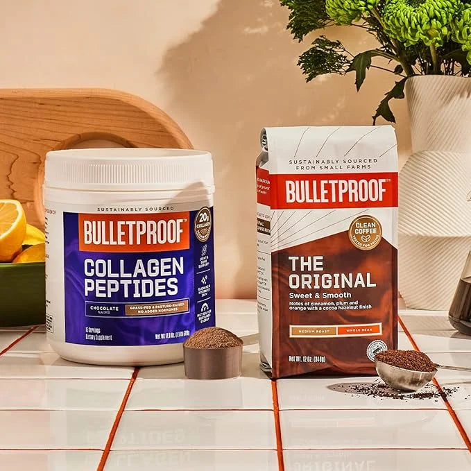 Bulletproof Chocolate Collagen Protein Powder 19g Protein, 42.3 Oz,