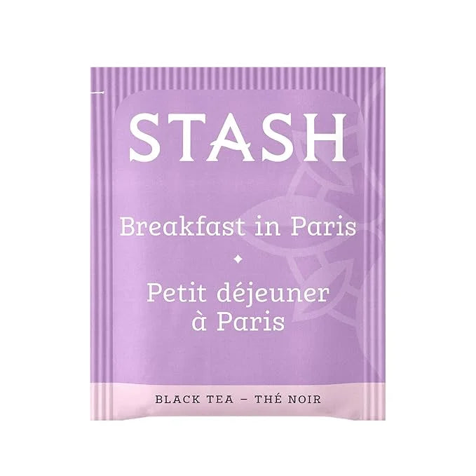 Stash Tea Breakfast In Paris Black Tea - Caffeinated, Non-GMO Project Verified Premium Tea with No Artificial Ingredients,...