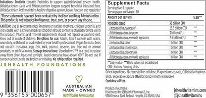 JSHealth Vitamins Gut Health and Immunity Formula (60)