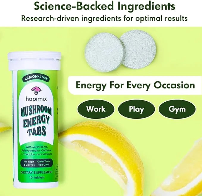 Natural Energy Tablets 8 Powerful 50mg Caffeine 10 Servings