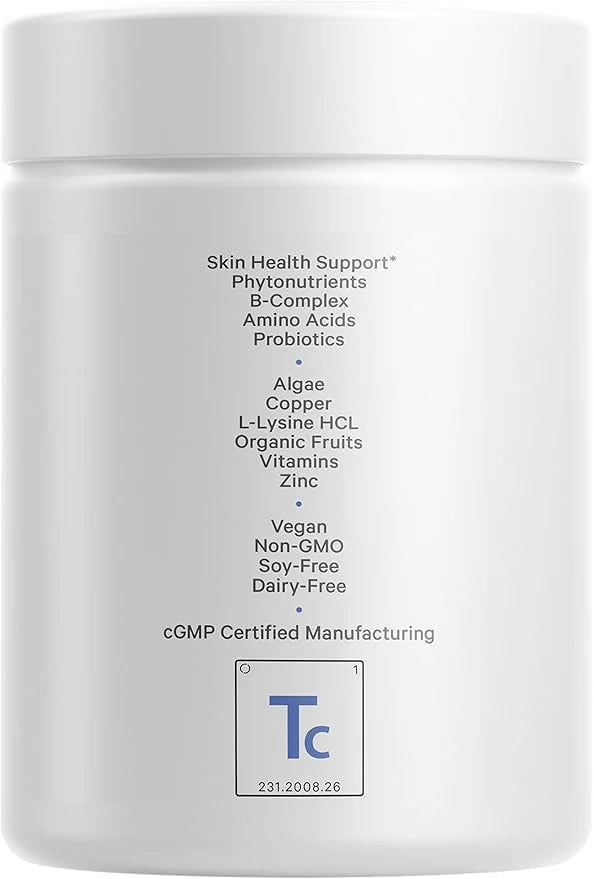Codeage Teen Clearface Adolescent Face, Skin & Pimples, Vitamins A, C, D3, E, Pantothenic Acid, Niacin, Zinc Supplement Te...