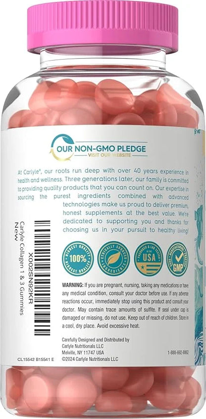 Carlyle Collagen Gummies 1 & 3 |