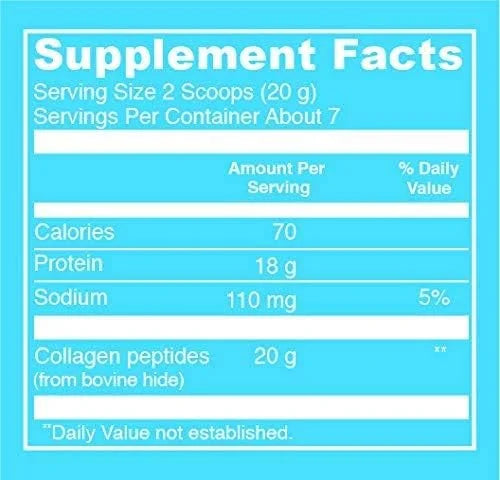 Vital Proteins Collagen Peptides Powder Supplement 20g per 5 oz