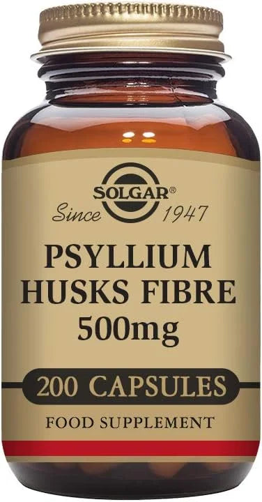 Solgar - Psyllium Husks Fiber 500 200 Vegetable