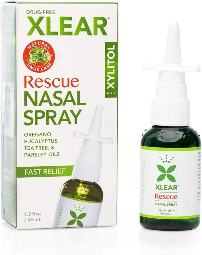 Xlear Rescue Nasal Spray with Xylitol, 1)
