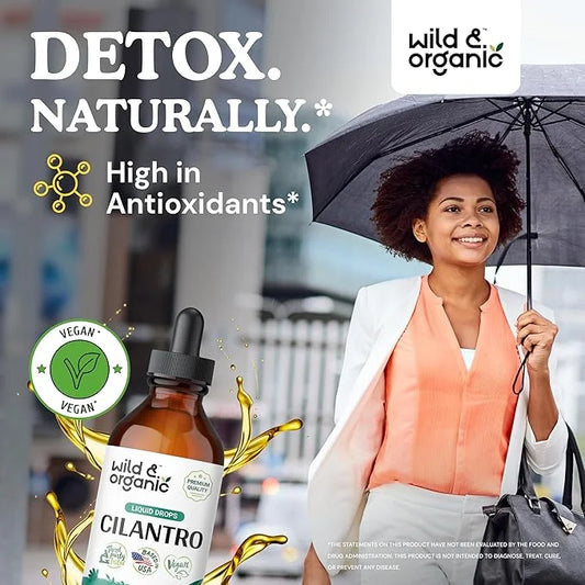 Cilantro Tincture - Detox Cleanse w/Organic 4 oz